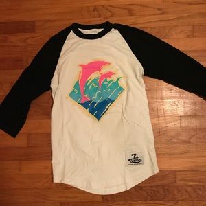 Pink Dolphin Brand Raglan